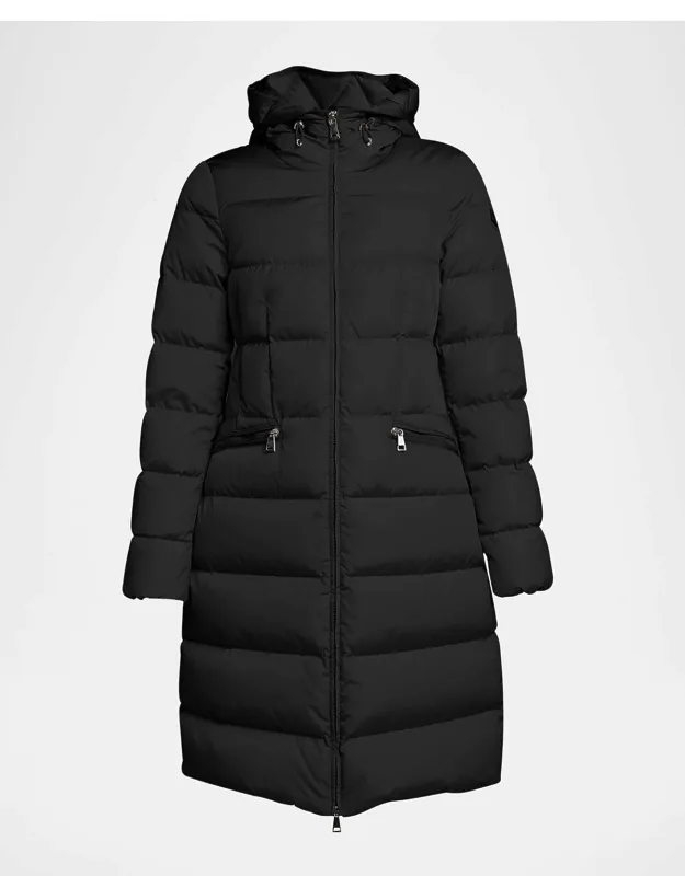 Water-repellent Long Puffer Coat