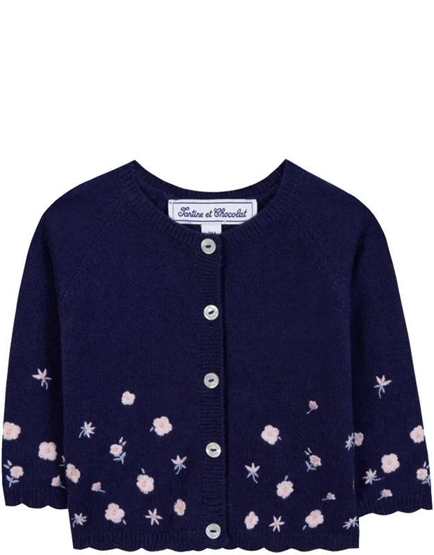 Cardigan "flowers"