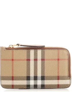 Tartan Check Card Holder