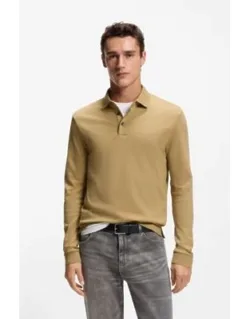 Interlock-cotton Polo Shirt In A Regular Fit