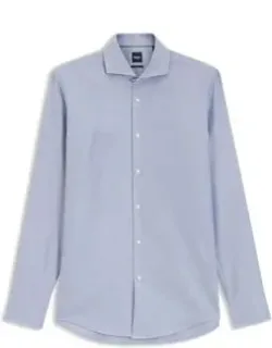 Wrinkle-resistant Slim-fit Shirt In A Cotton Blend