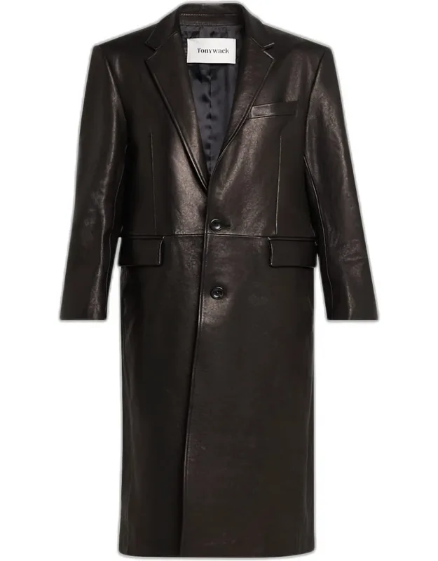 Vegetable-tanned Leather Coat