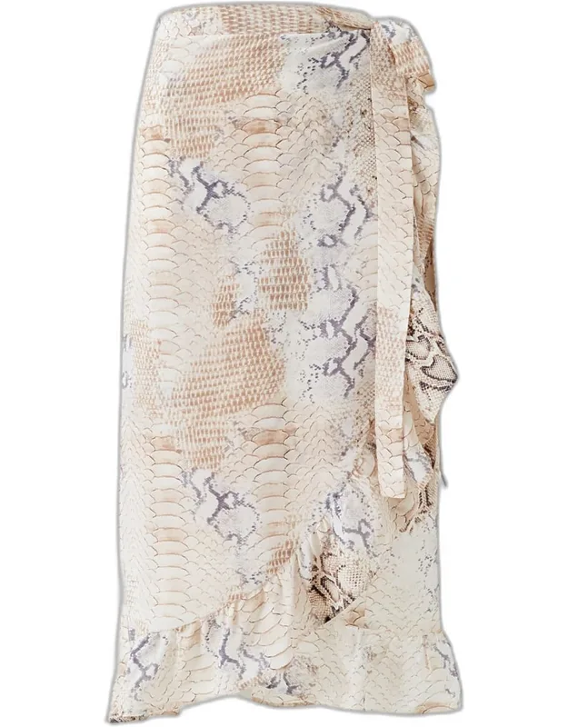 Lizard Wrap Skirt