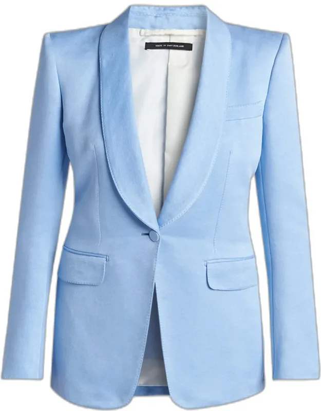 Cotton Velvet Blazer