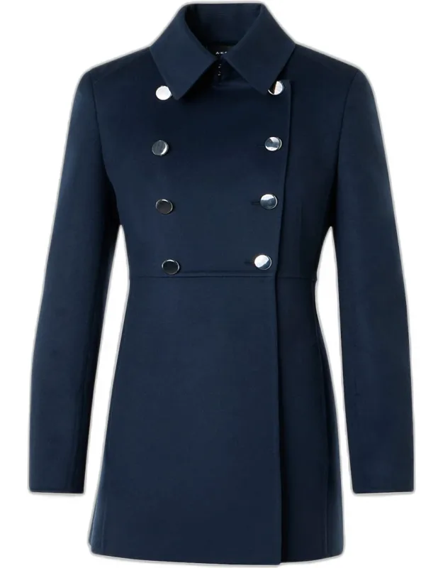 Iva Double-breasted Wool Coat