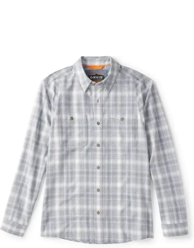 Tech Chambray Long-sleeve Work Shirt