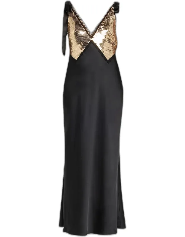 Talissa Sequined Maxi Dress