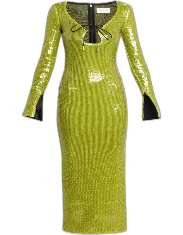 Sequined Midi Dress