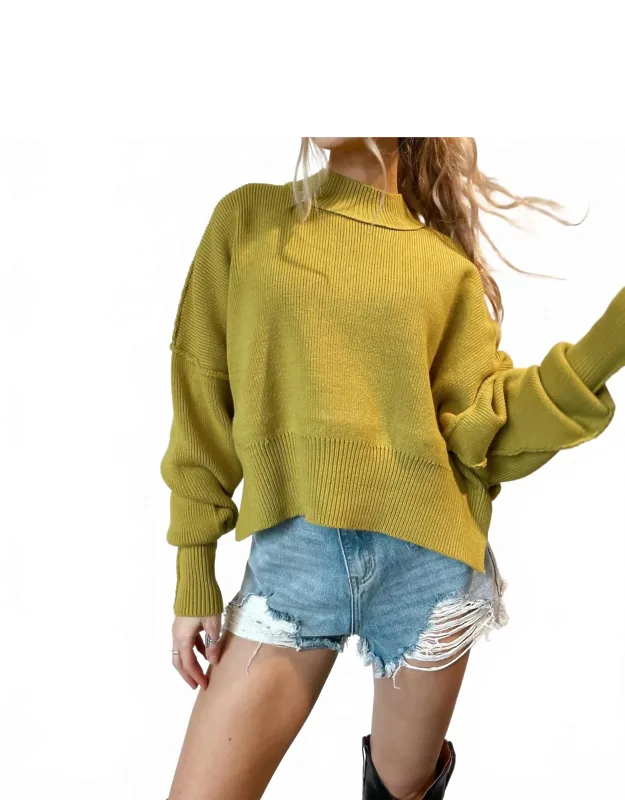 Cropped Pullover Sweater