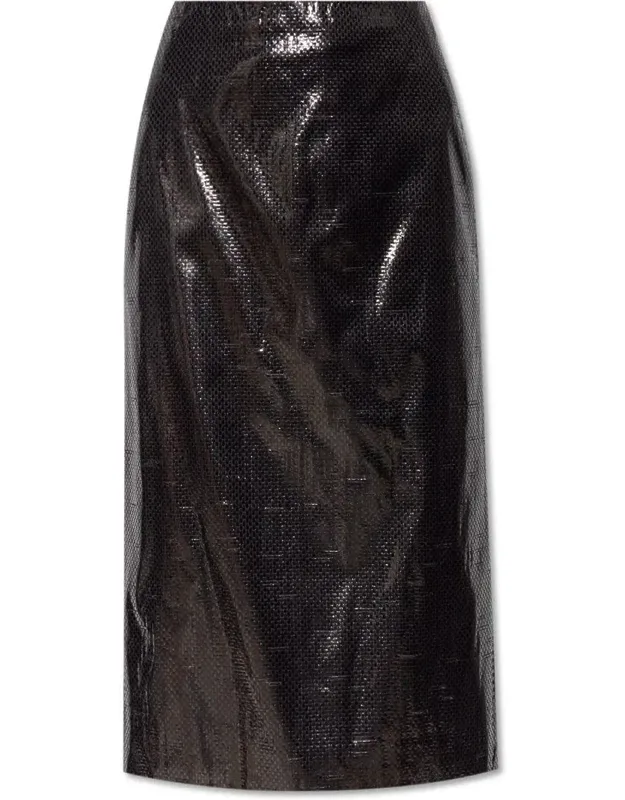 Tarpaulin Pencil Skirt