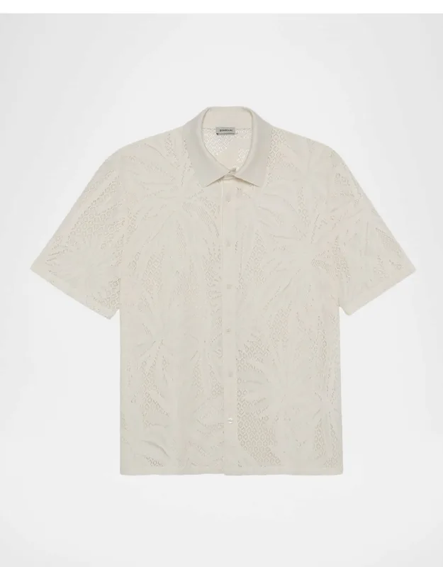 Conrad Lace Button-front Shirt