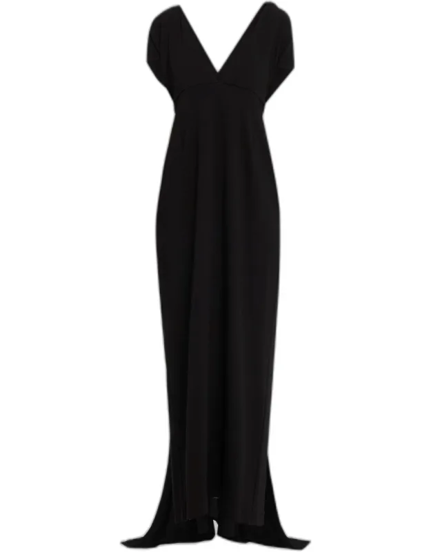 Empire-waist Drape Maxi Dress