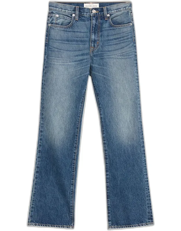 High-rise Slim Bootcut Jeans