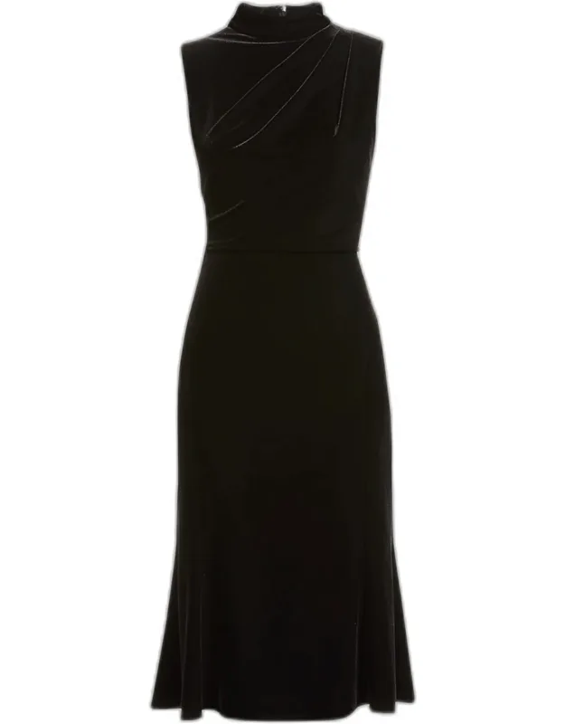 Sleeveless Velvet Dress