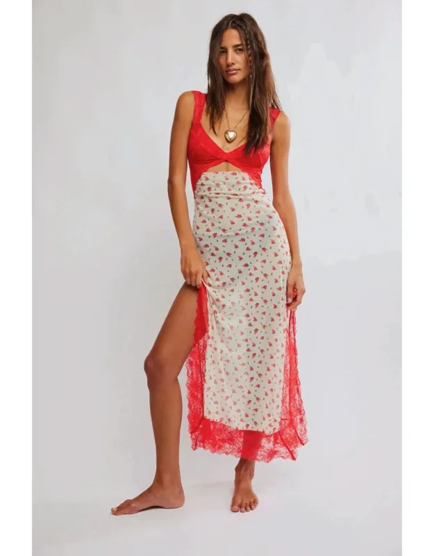 Suddenly Fine Maxi Slip Dress