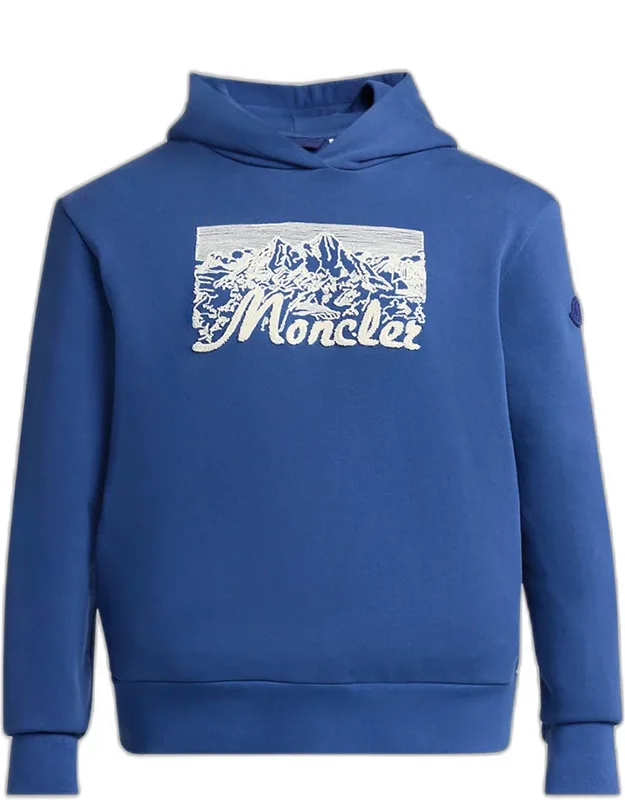 Chenille Mountain Logo Hoodie