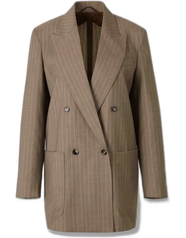 Pinstripe Blazer