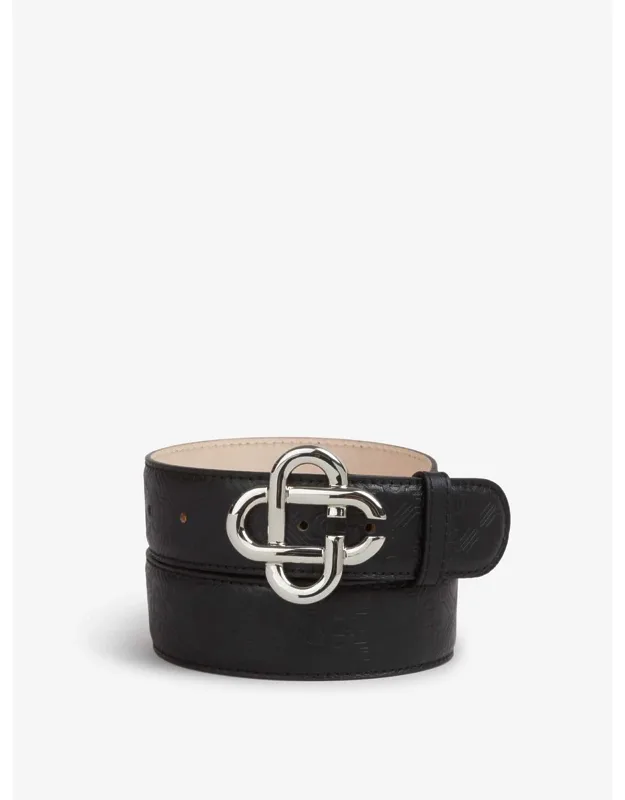 Metallic Logo Belt