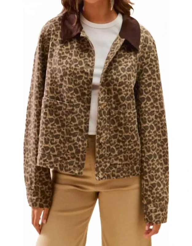 Leopard Barn Jacket