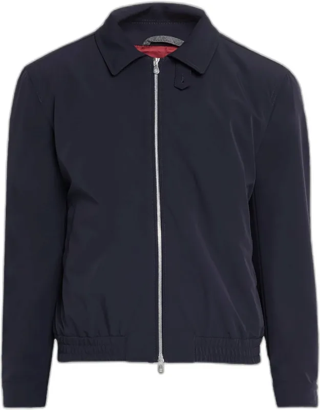 Nylon Full-zip Blouson Jacket