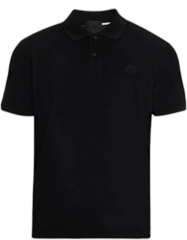 Cotton Tonal Logo Polo Shirt
