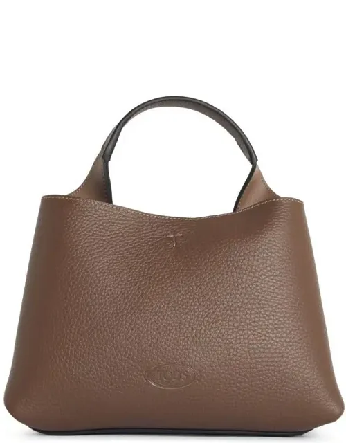 Micro Bag With Adjustable Shoulder Strap And Two-compartment Interior