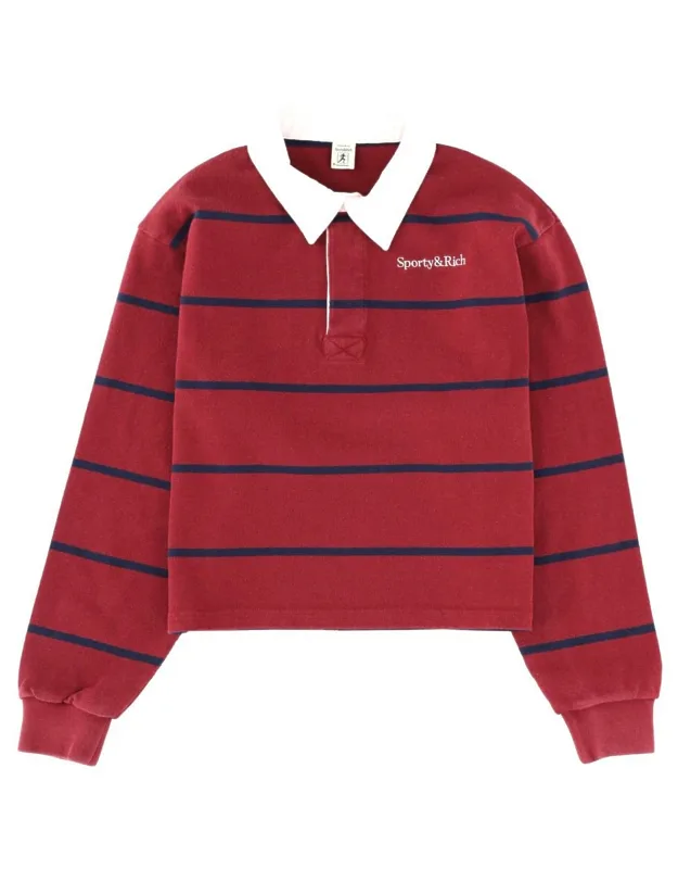 Striped Polo Shirt With Logo