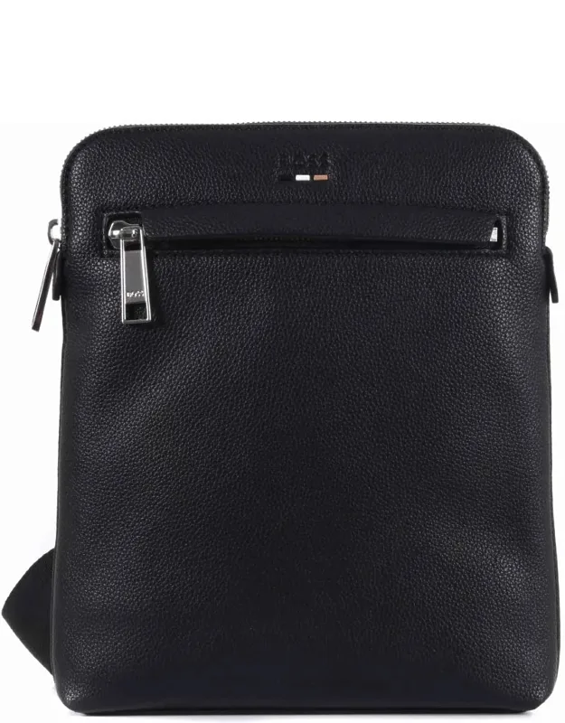 Shoulder Bag With Adjustable Nylon Shoulder Strap And Front Zip Pocket