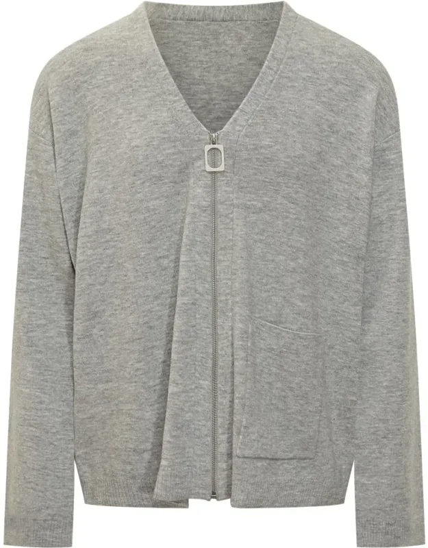 Cardigan With Zip