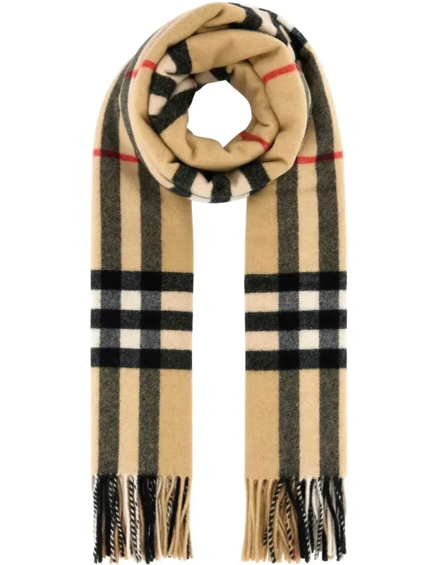 Embroidered Cashmere Scarf
