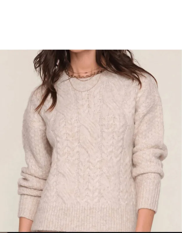 Cable-knit Sweater