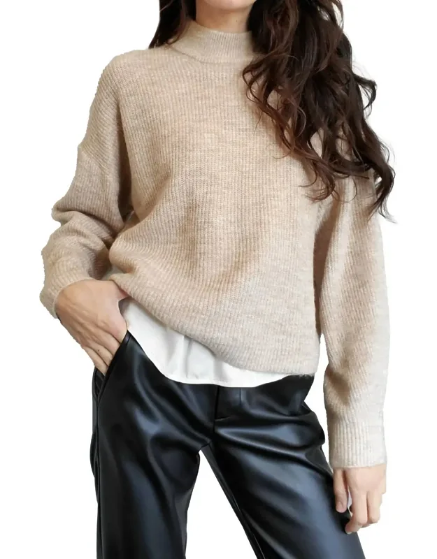 Nola Mock Neck Sweater
