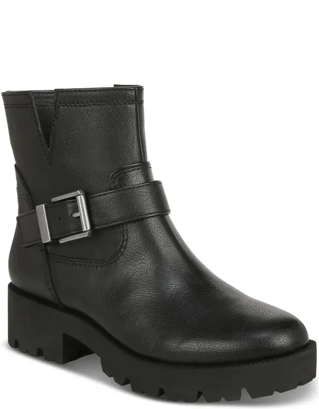 Miller-2 Round Toe Biker Booties