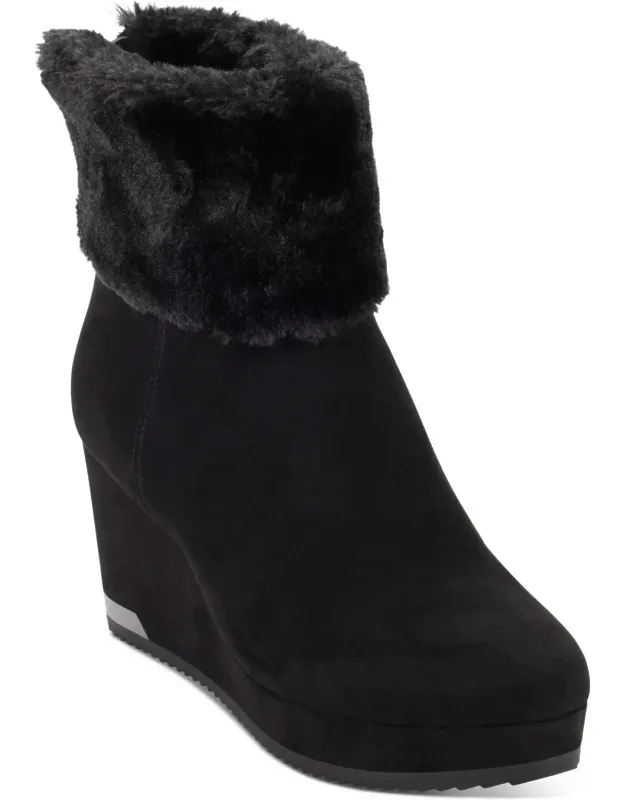 Nadra Wedge Heel Booties