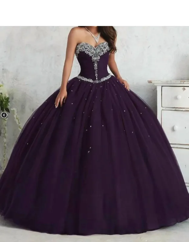 Ball Gown Skirt Lace Up Back Dress