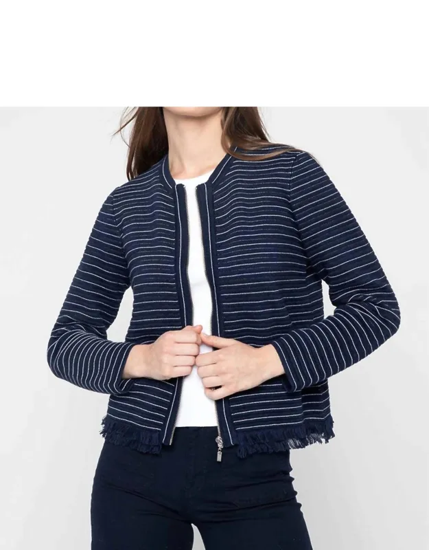 Textured Fringe Cardigan