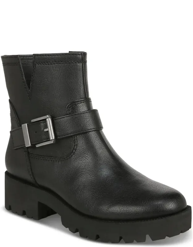 Miller-2 Round Toe Biker Booties