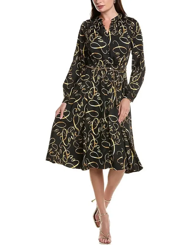 Chain Belt Dress