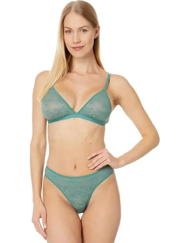 Bra With Soft Stretch Lace Detail Triangle