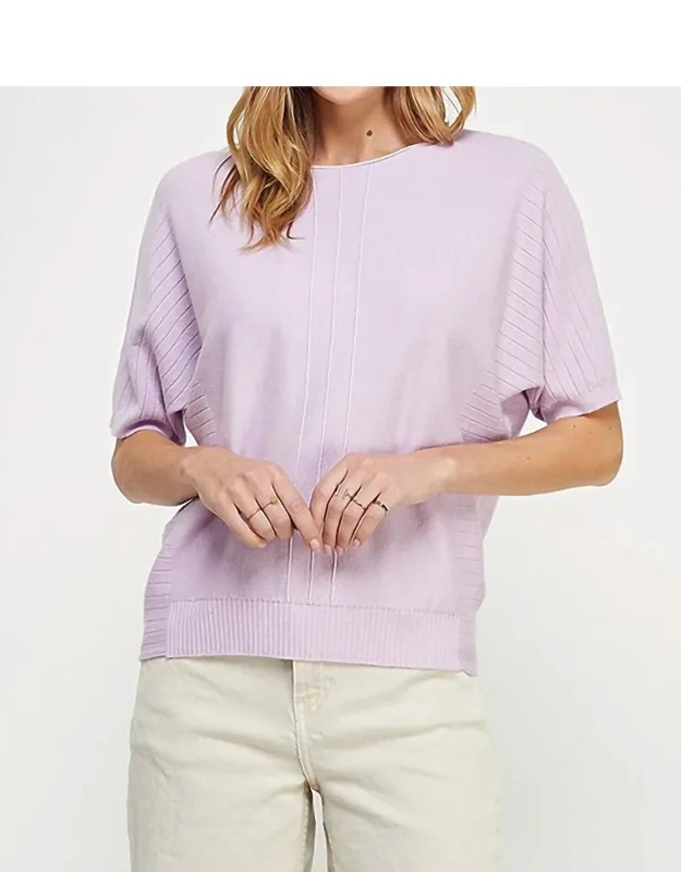Short Sleeve Dolman Sweater