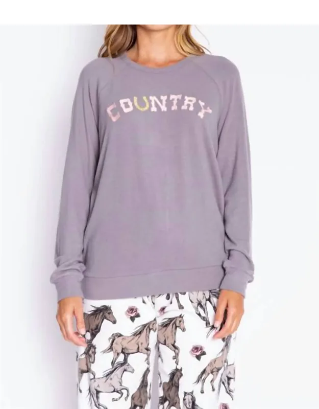 Flannel Long Sleeve Top