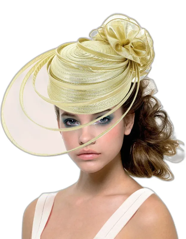 Pointed Elastic String Dressy Hat