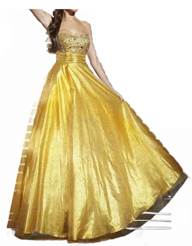 Glittered Prom Dress