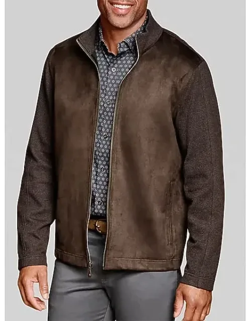 Modern Fit Faux Suede Jacket