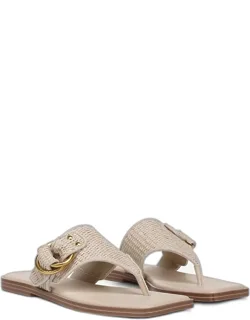 Mavie Sandals (open Toe, Square Toe, Buckle Closure)