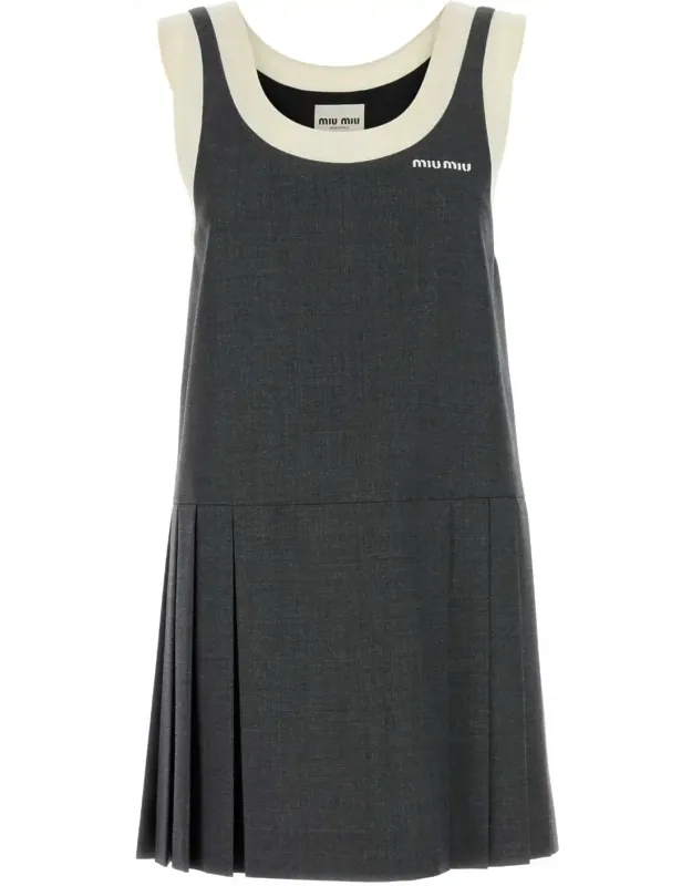 Wool Mini Dress