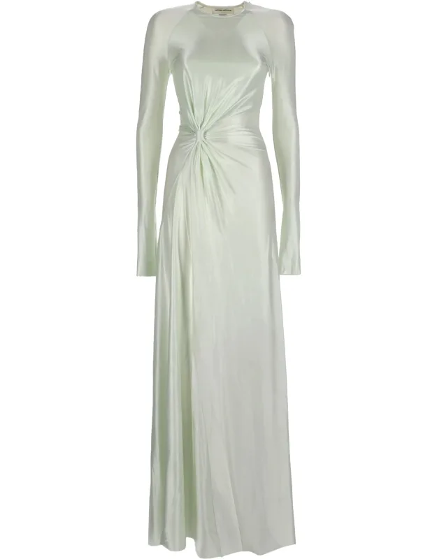 Twist Waist Long Dress