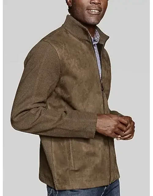 Modern Fit Faux Suede Jacket