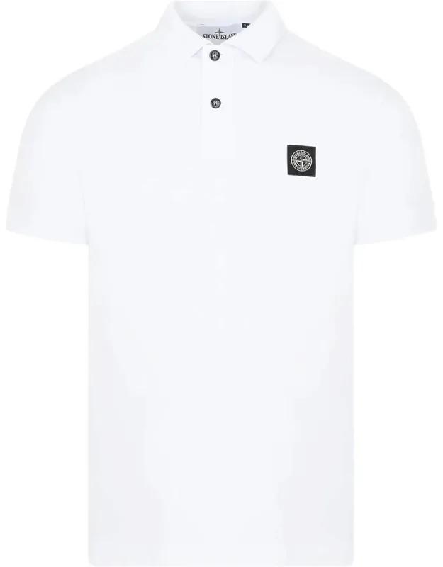 Button Patch Polo Shirt