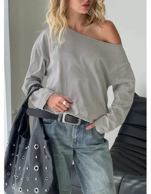 Off Shoulder Long Sleeve Top